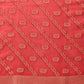 Organza Soft Silk Red Saree With Floral Border