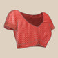 Organza Soft Silk Red Saree With Floral Border