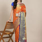 Women's Kanchipuram Soft Silk Zari Woven Saree