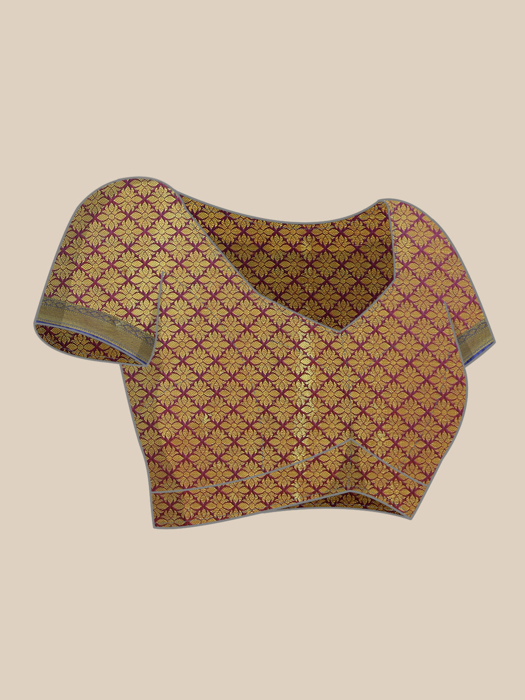 Women's Kanchipuram Soft Silk Zari Woven Saree