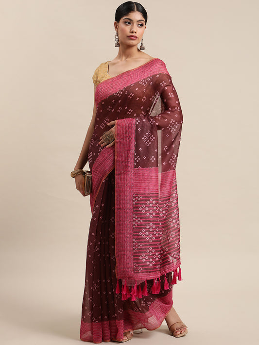 Women's Kalamkari Digital Printed Saree