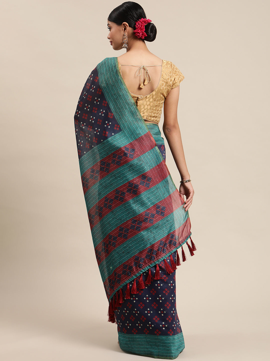 Women's Kalamkari Digital Printed Saree