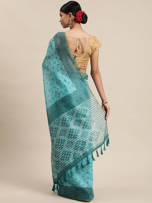 Women's Kalamkari Digital Printed Saree