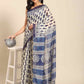 Digital Printed Cotton Blend Chanderi Saree