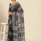 Digital Printed Cotton Blend Chanderi Saree