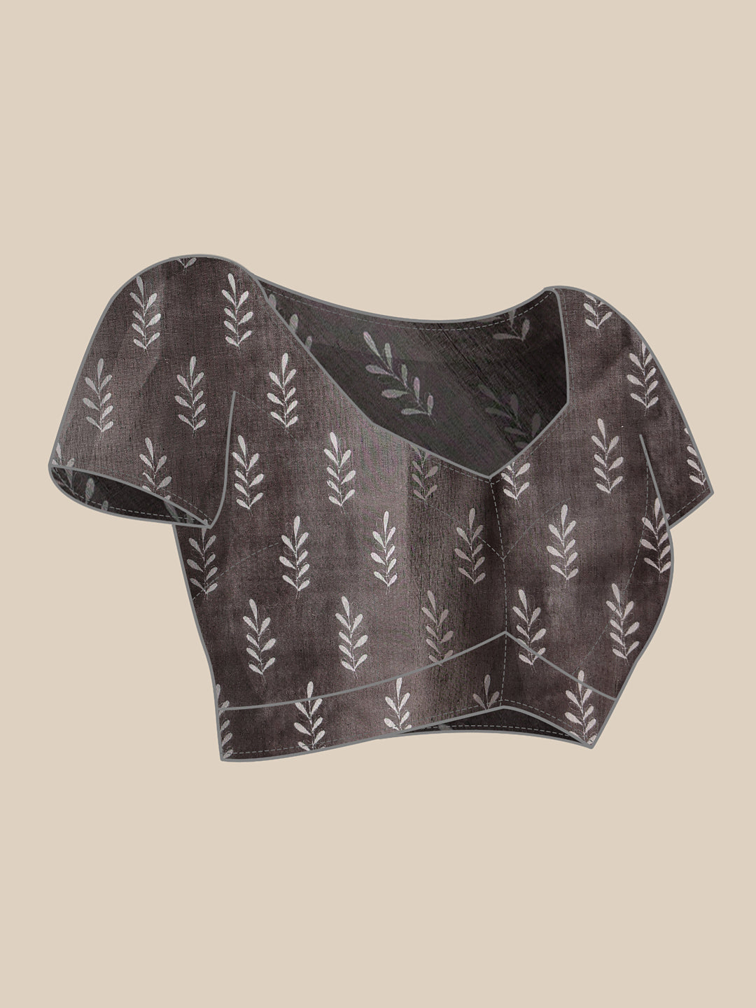 Digital Printed Chanderi Saree