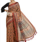 Women's Kalamkari Digital Printed Saree