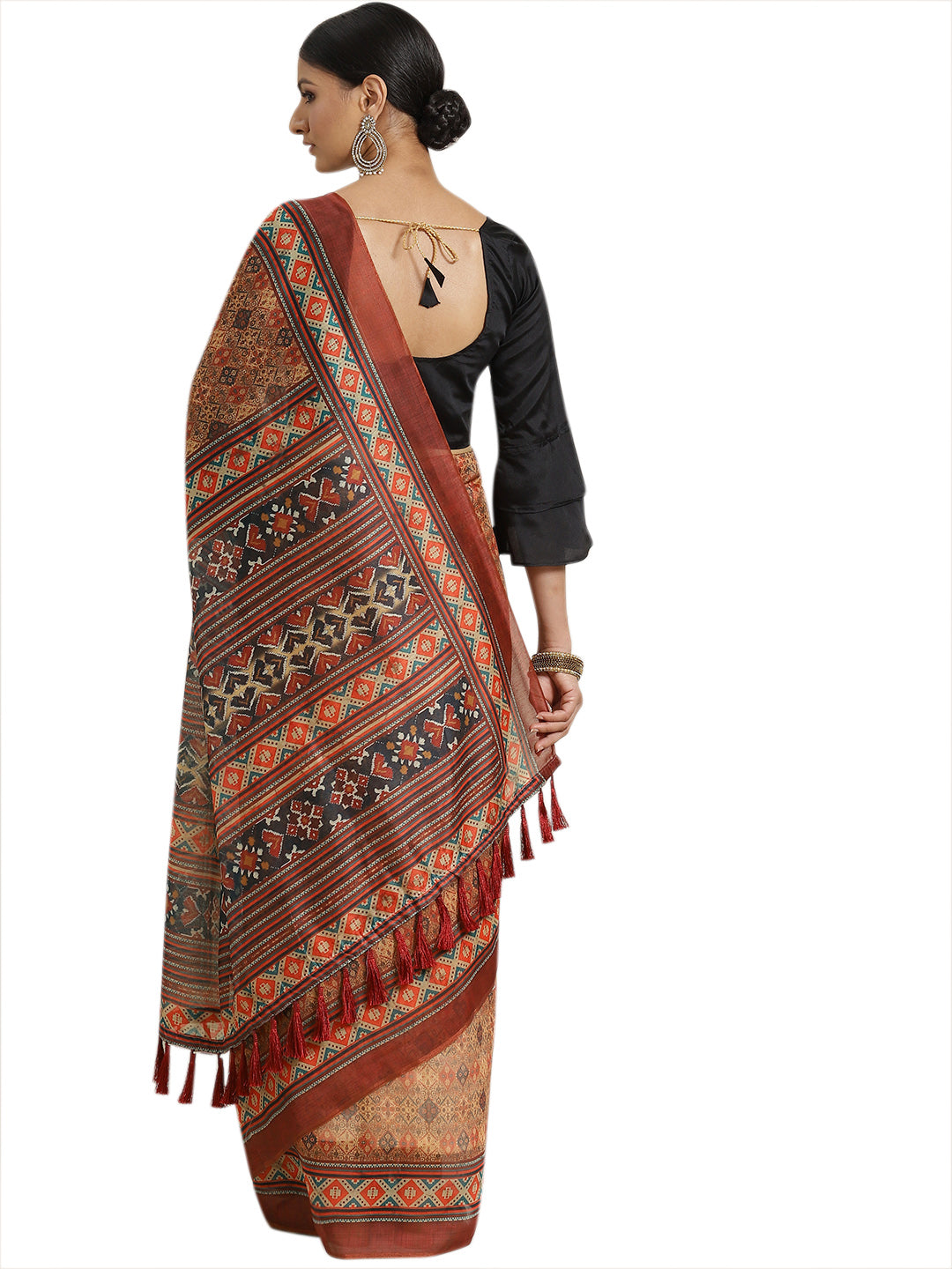 Women's Kalamkari Digital Printed Saree