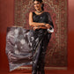 Digital Printed Chanderi Saree