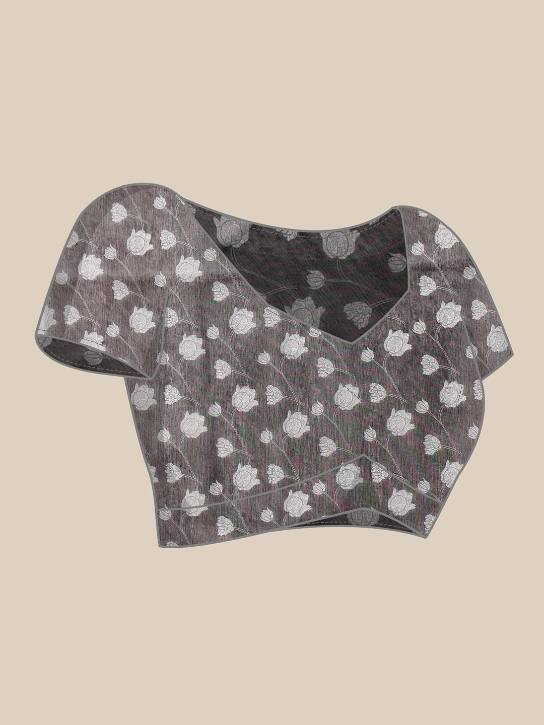 Digital Printed Chanderi Saree