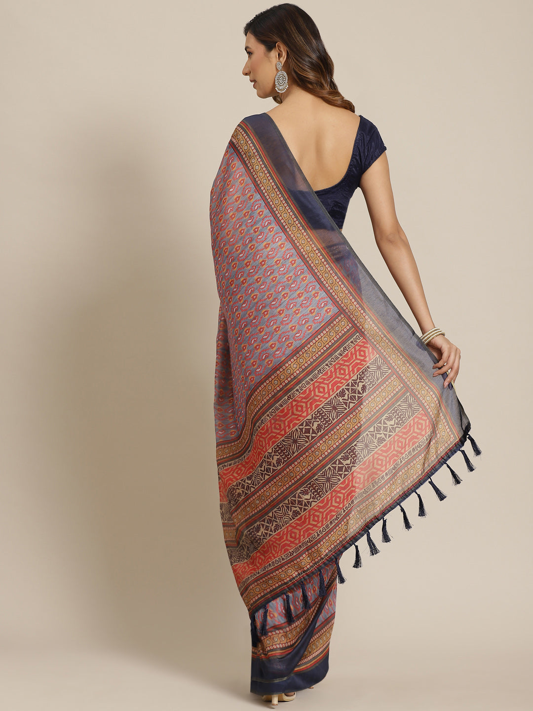 Women's Kalamkari Digital Printed Saree