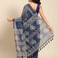 Digital Printed Cotton Blend Chanderi Saree