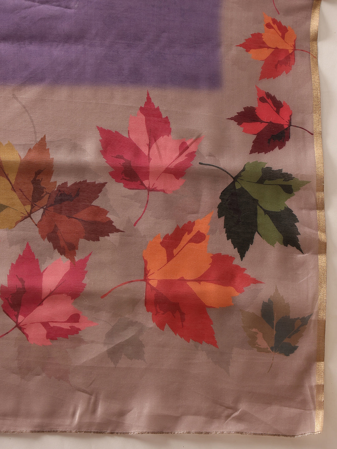 Digital Printed Chanderi Saree