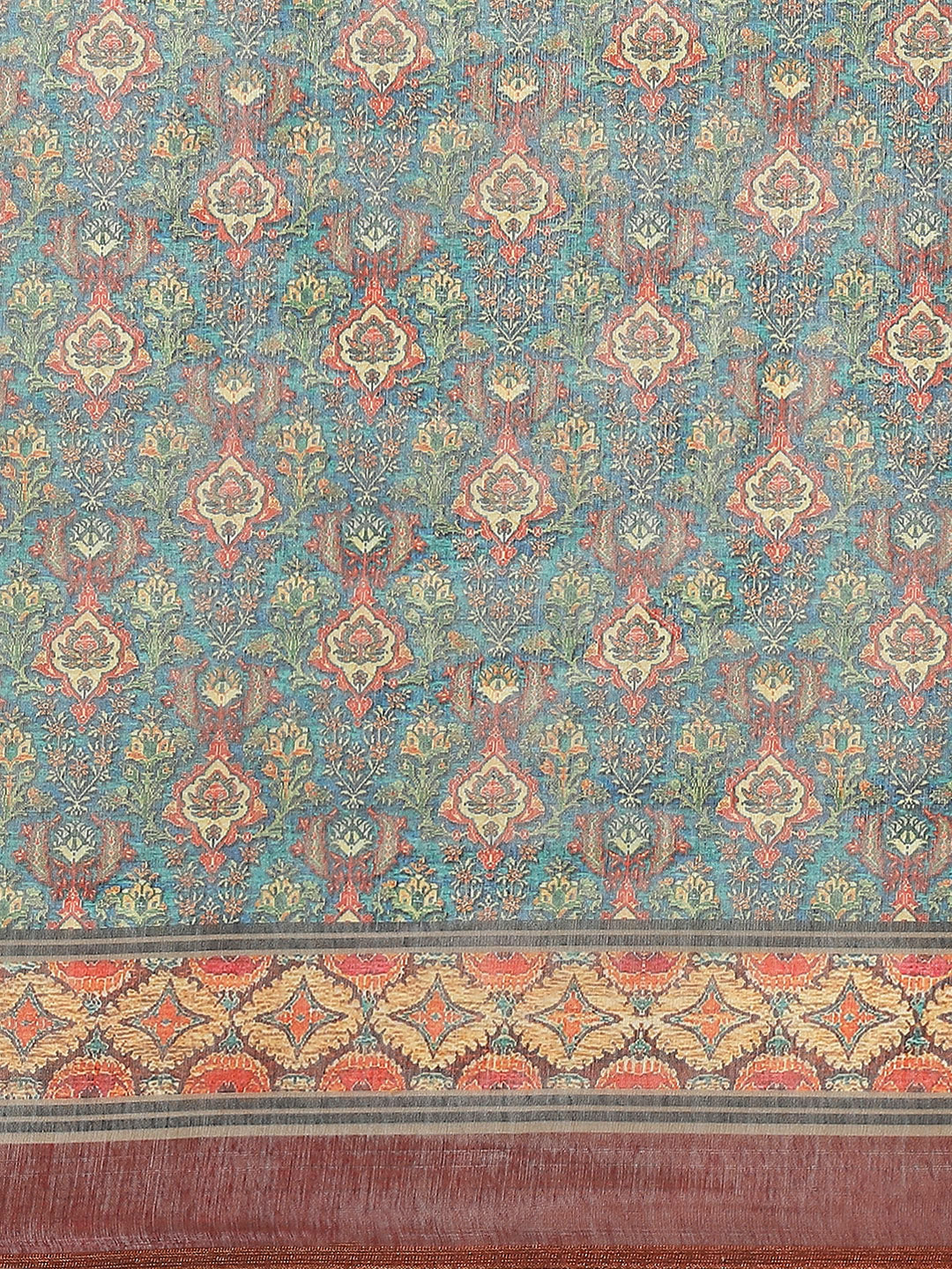 Women's Kalamkari Digital Printed Saree