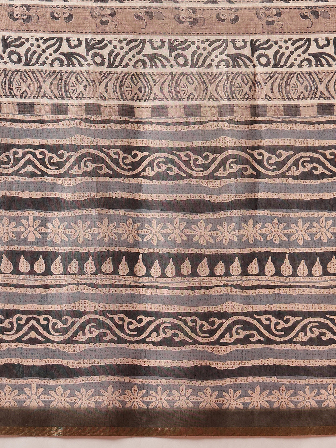 Digital Printed Chanderi Saree