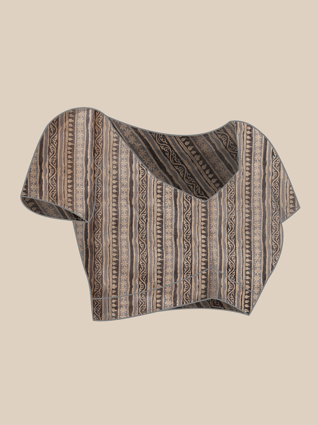 Digital Printed Chanderi Saree