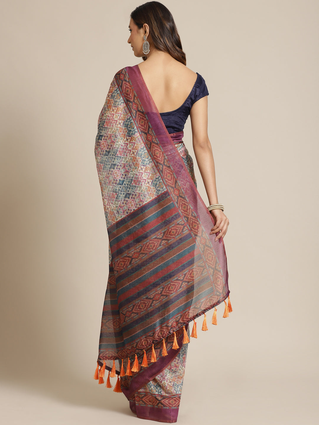 Women's Kalamkari Digital Printed Saree