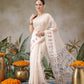 Warli Printed Cotton Blend Chanderi Saree With Printed Blouse Piece