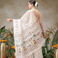 Warli Printed Cotton Blend Chanderi Saree With Printed Blouse Piece
