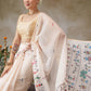 Warli Printed Cotton Blend Chanderi Saree With Printed Blouse Piece