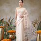 Warli Printed Cotton Blend Chanderi Saree With Printed Blouse Piece