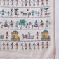 Warli Printed Cotton Blend Chanderi Saree With Printed Blouse Piece