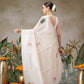 Chanderi Cotton Abstract Printed Unique Saree With Animal Printed Blouse