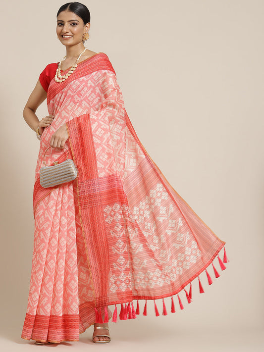 Women's Kalamkari Digital Printed Saree