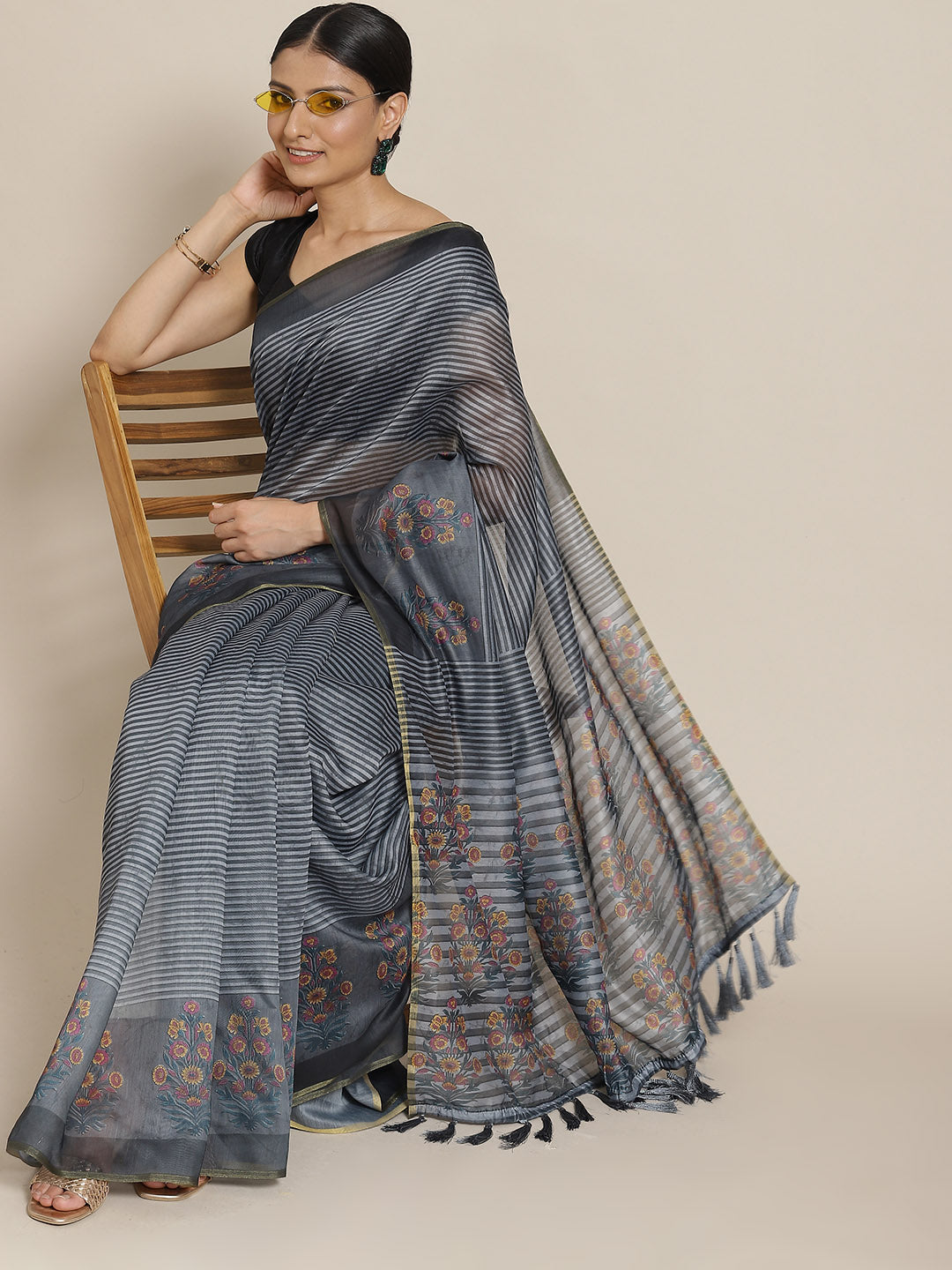 Women's Kalamkari Digital Printed Saree