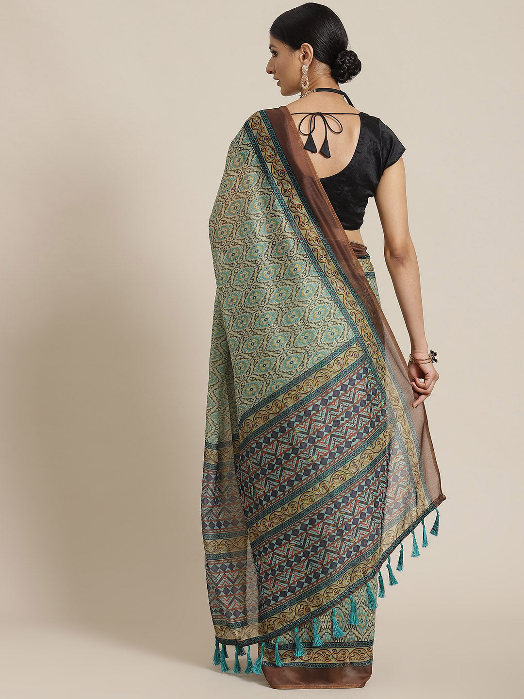 Women's Kalamkari Digital Printed Saree