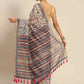 Digital Printed Cotton Blend Chanderi Saree