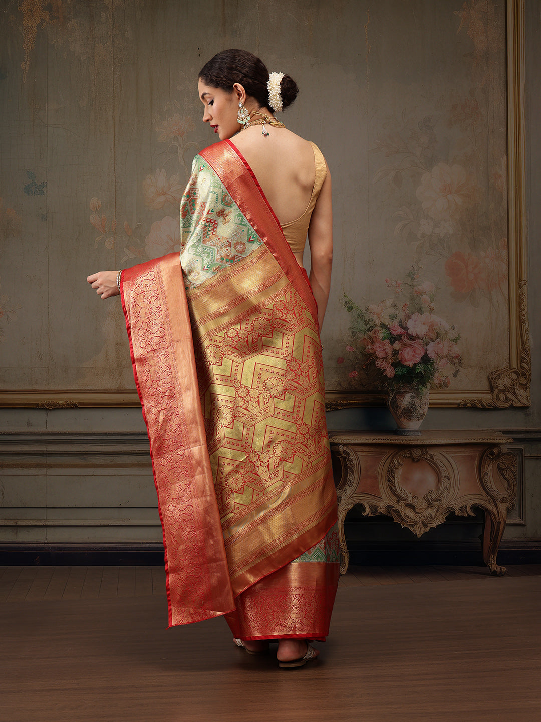 Heavy Pure Silk Woven Banarasi Saree