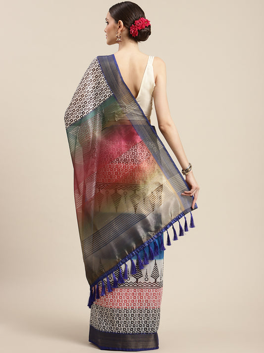 Women's Batik Digital Printed Saree