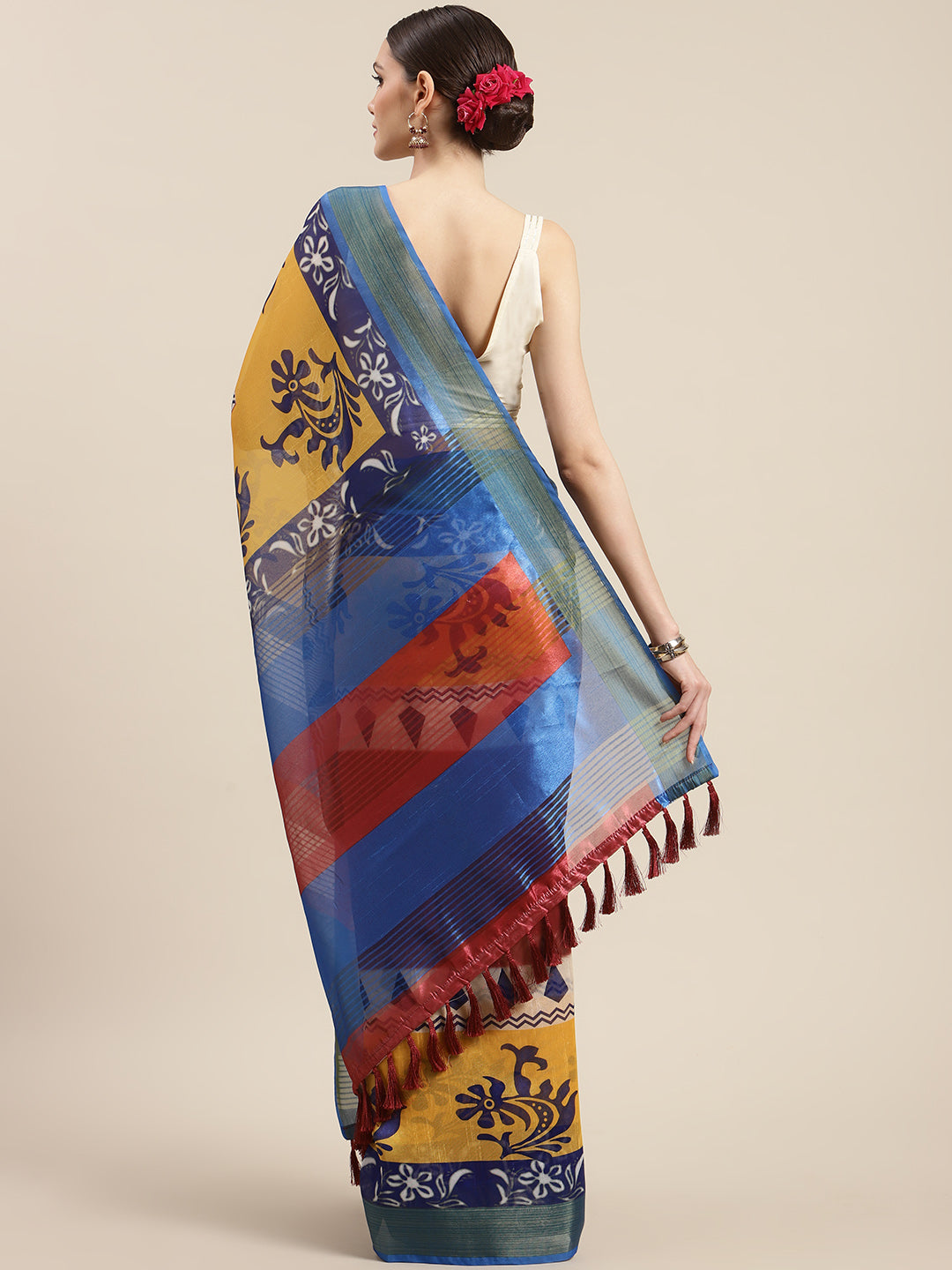 Women's Batik Digital Printed Saree