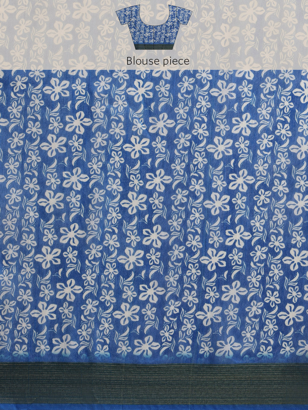 Women's Batik Digital Printed Saree