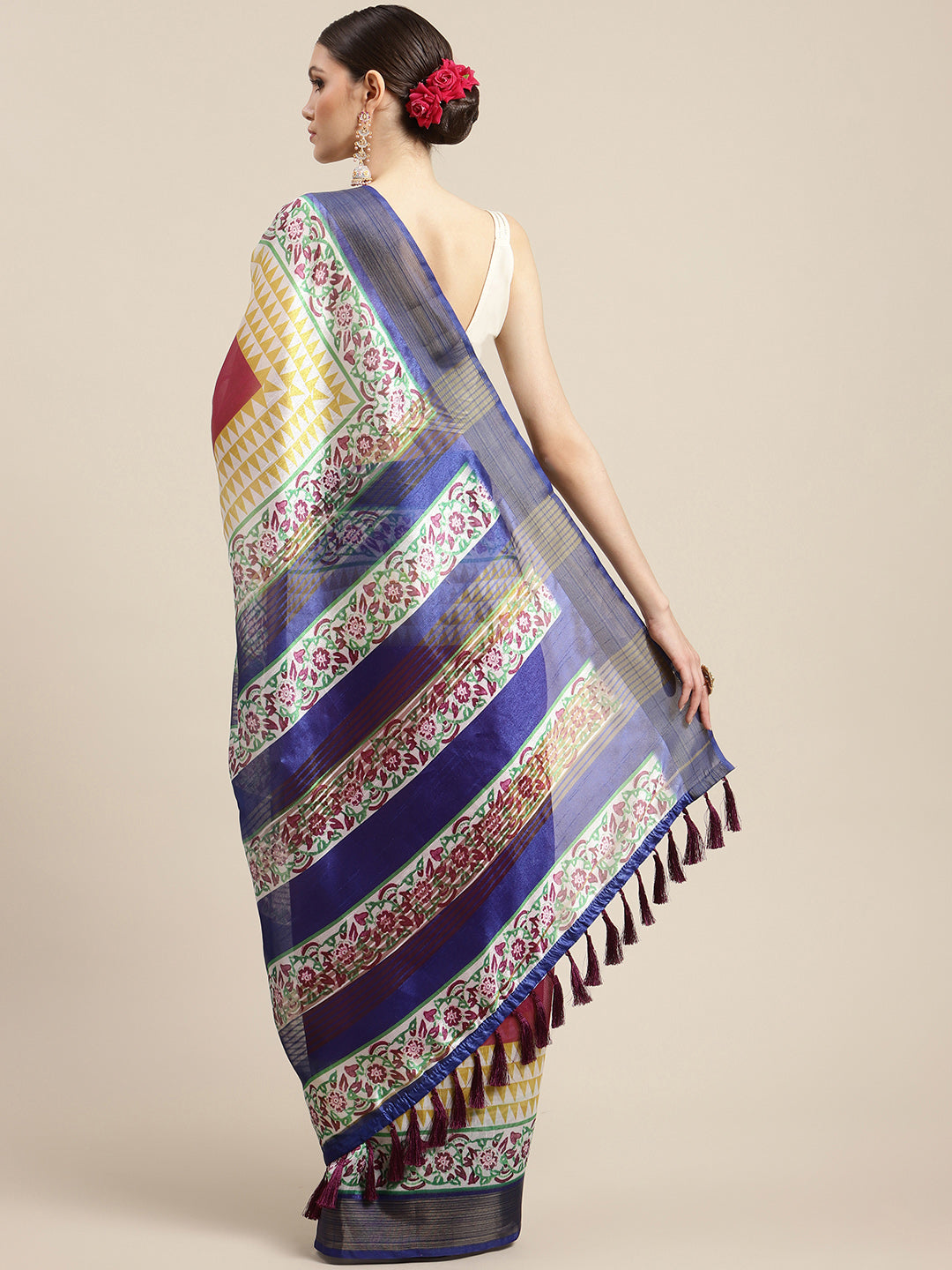 Women's Batik Digital Printed Saree