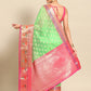 Women's Ethnic Motifs Art Silk Saree With Blouse Piece