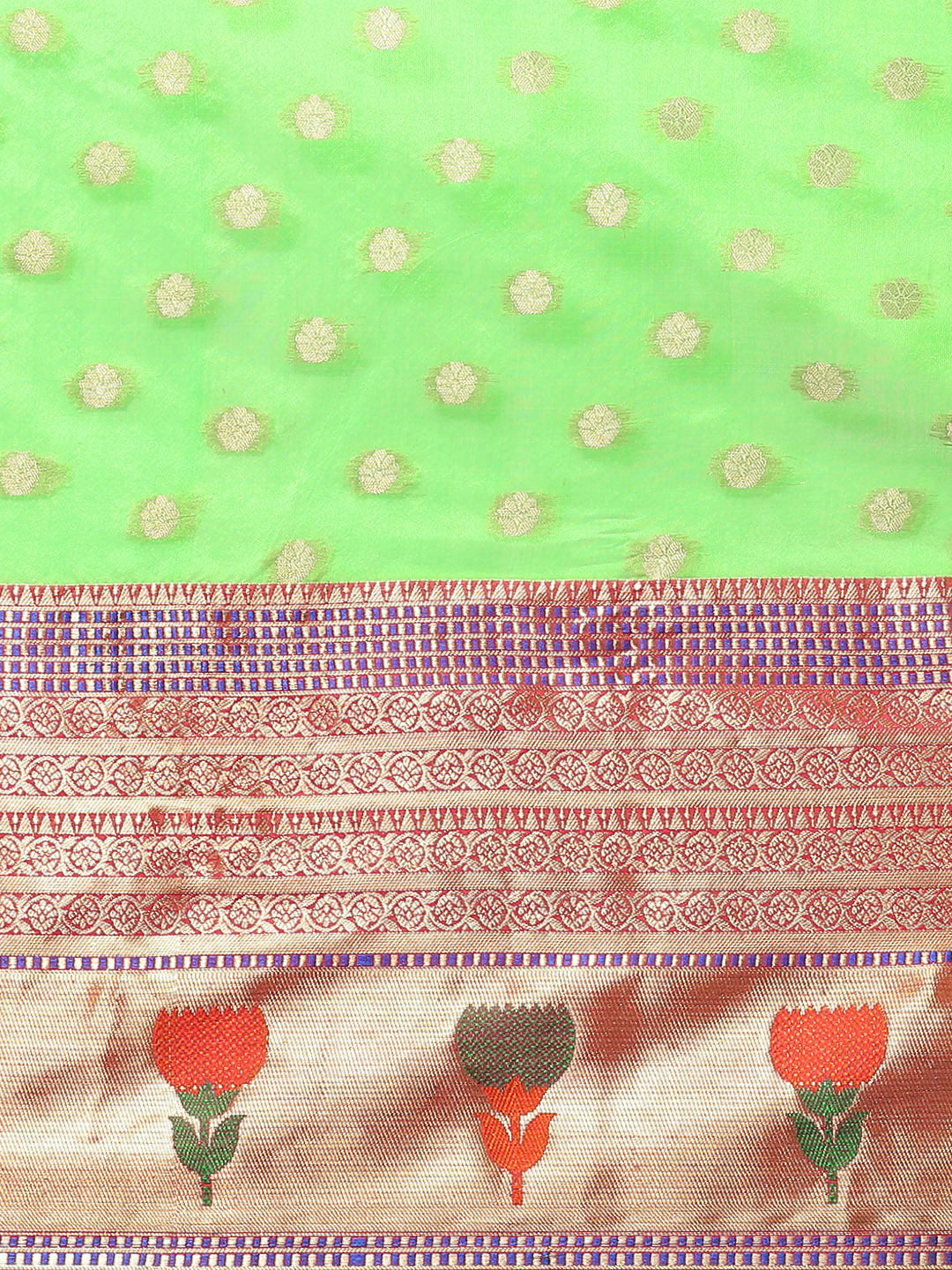Women's Ethnic Motifs Art Silk Saree With Blouse Piece