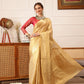 Women's Kanjivaram Tissue Silk Zari Woven Saree