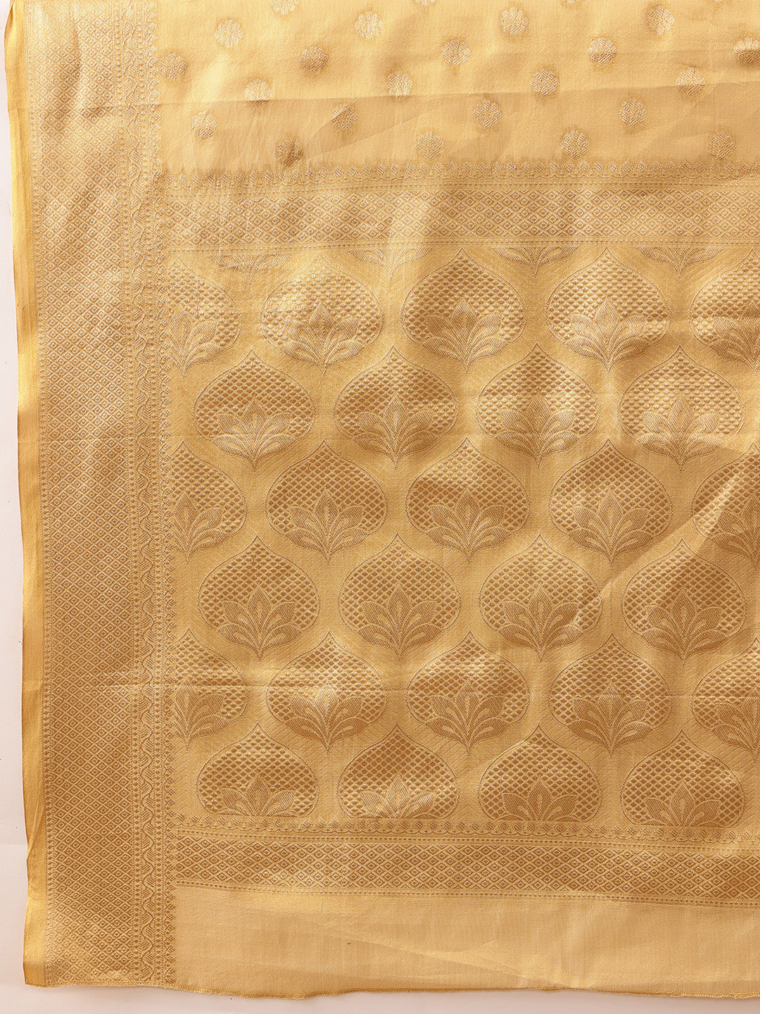 Women's Kanjivaram Tissue Silk Zari Woven Saree