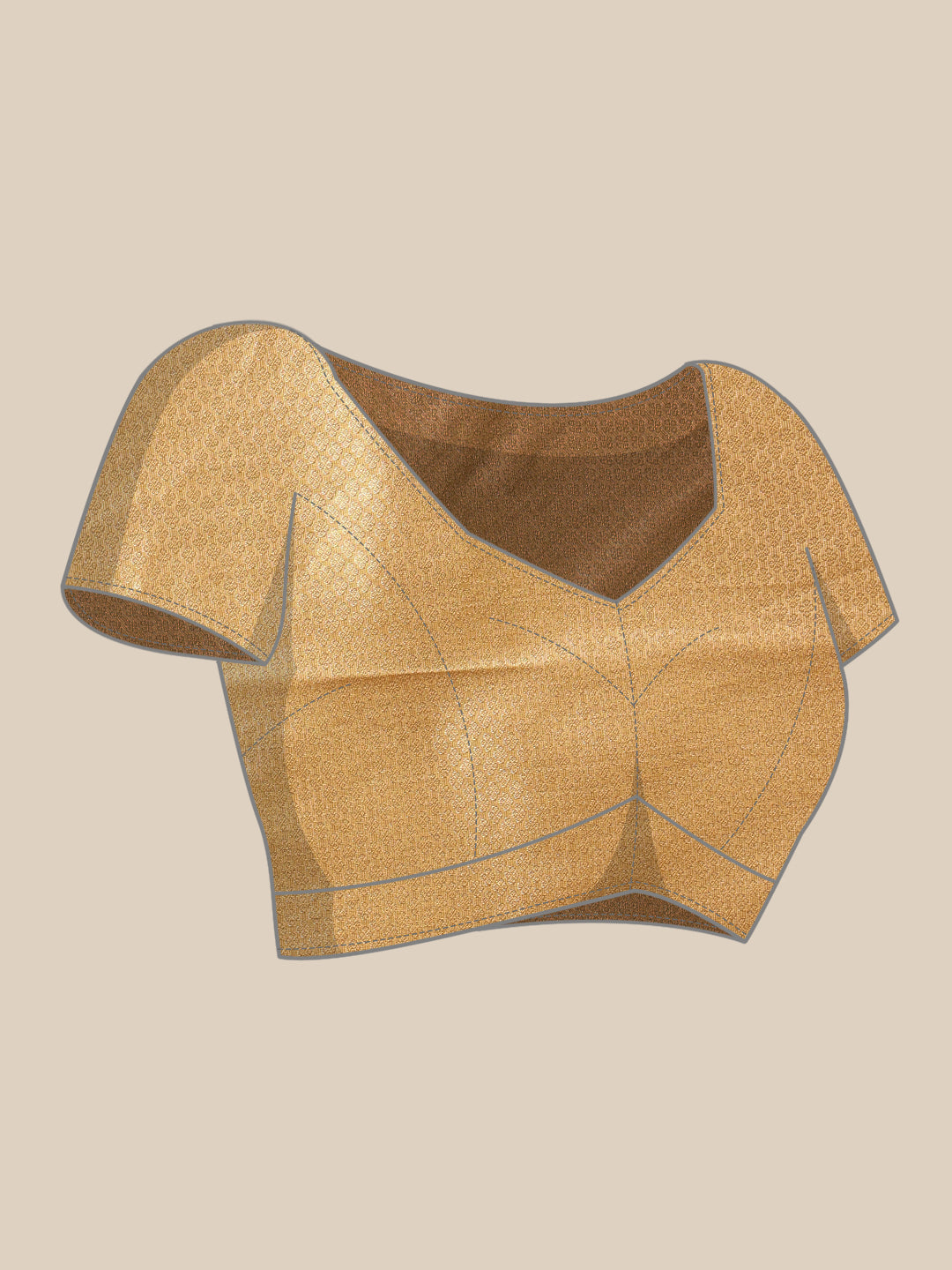 Women's Kanjivaram Tissue Silk Zari Woven Saree