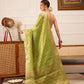 Women's Kanjivaram Tissue Silk Zari Woven Saree