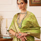 Women's Kanjivaram Tissue Silk Zari Woven Saree