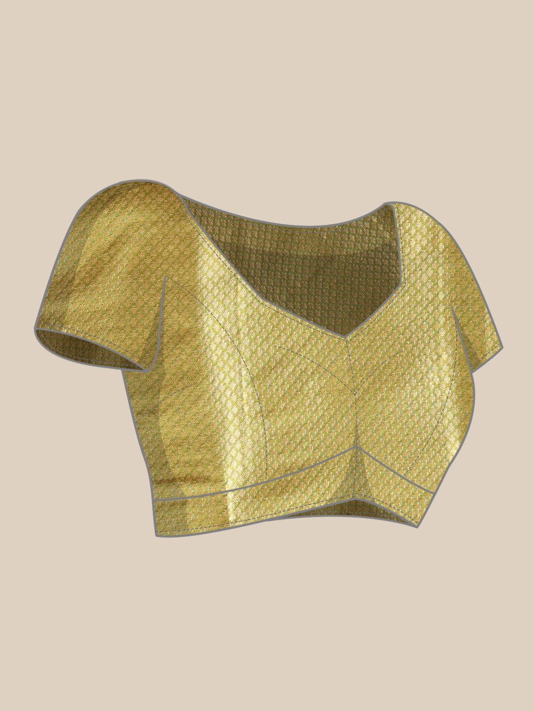 Women's Kanjivaram Tissue Silk Zari Woven Saree