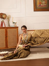 Women's Kanjivaram Tissue Silk Zari Woven Saree