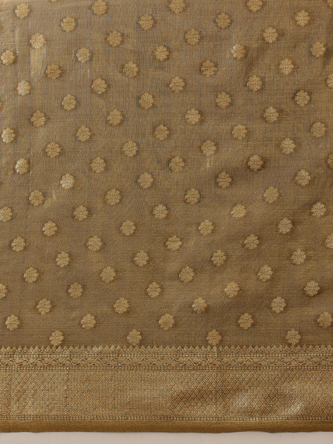 Women's Kanjivaram Tissue Silk Zari Woven Saree