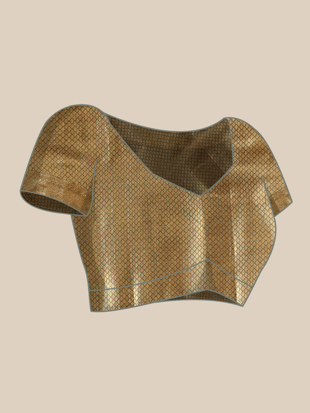 Women's Kanjivaram Tissue Silk Zari Woven Saree