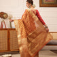 Women's Kanjivaram Tissue Silk Zari Woven Saree