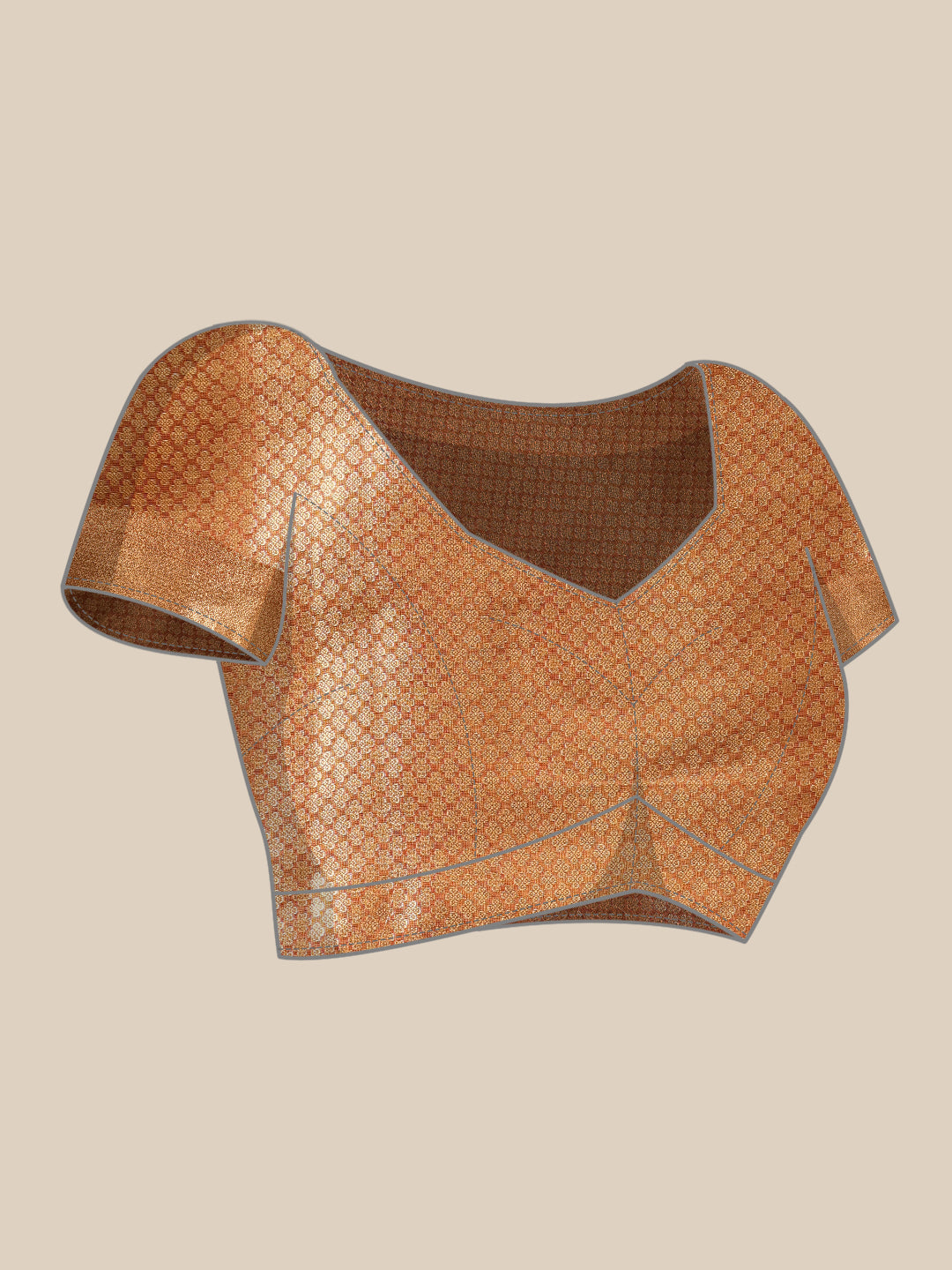 Women's Kanjivaram Tissue Silk Zari Woven Saree