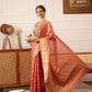 Women's Kanjivaram Tissue Silk Zari Woven Saree